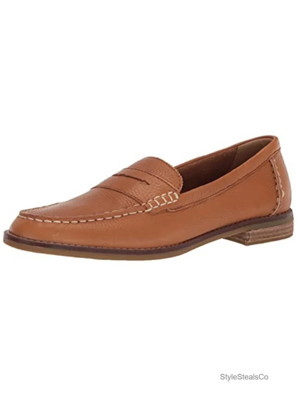 Premium Leather Penny Loafer with Memory Foam Insole, Slip-On Loafers